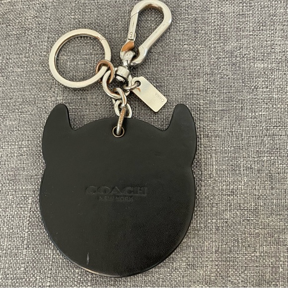 COACH Frisky Emoji Smiling Devil Bag Charm Keychain - Picture 3 of 9